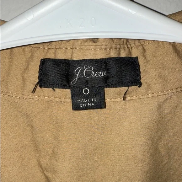 J. Crew Honey Brown Shirt Dress - size 0. F - Picture 2 of 7